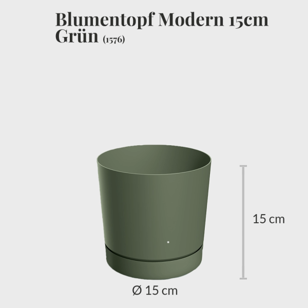 Blumentopf Modern 15cm Online-Verkauf – Bild 3