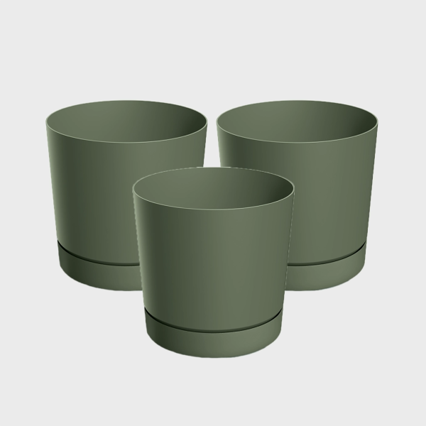 3er Übertopfset 3S Blumentopf Modern 15cm Verkauf – Bild 4