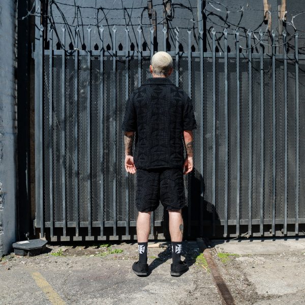 MONO CROSS KNIT SET BLACK Online – Bild 3