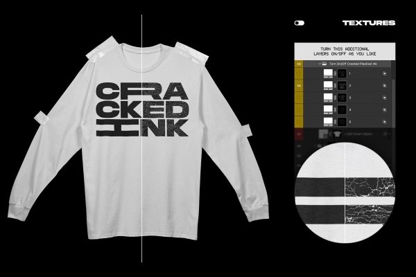 Gildan 2400 Long Sleeve Mockup - Taped Online – Bild 4