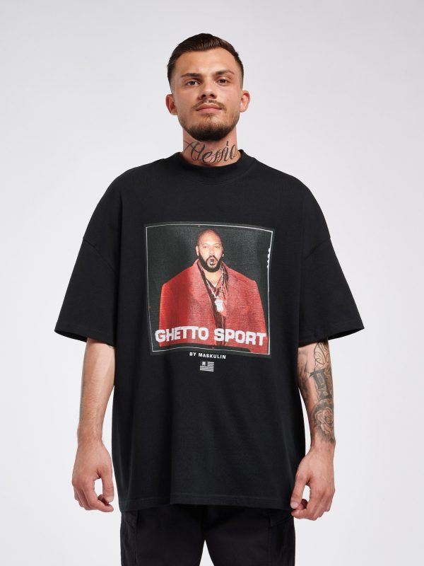 Oversized T-Shirt Crime Pays Zu verkaufen – Bild 2
