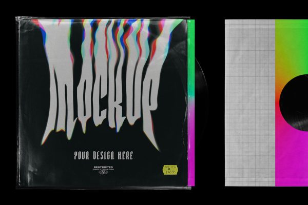 Vinyl Record Mockup 6 Schn?ppchen – Bild 2