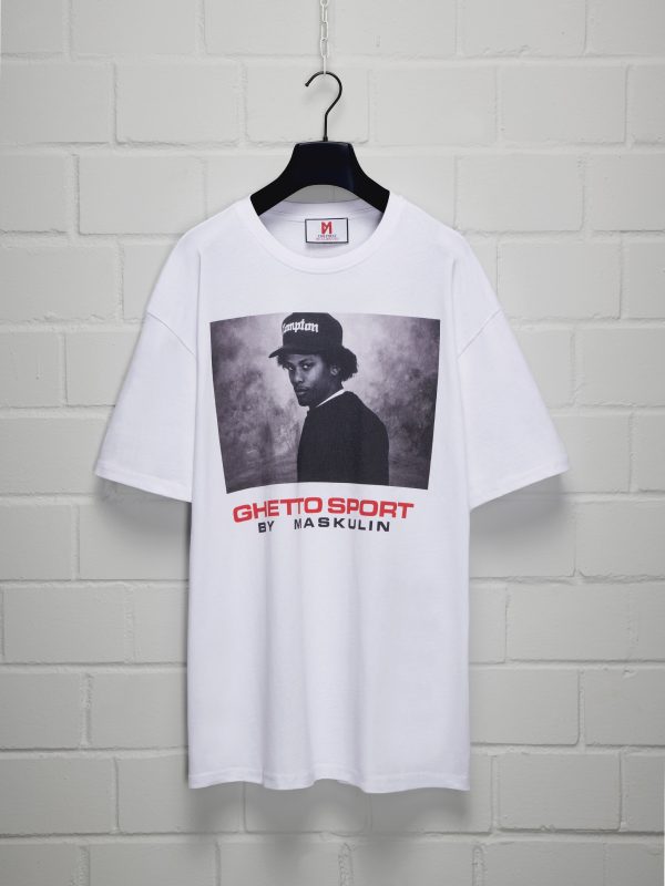 T-Shirt Eazy E Weiß Im Angebot