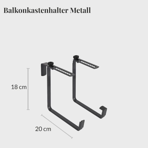 Balkonkastenhalter Metall Verkauf – Bild 2