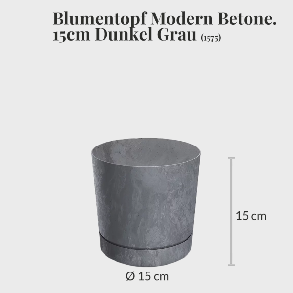 Blumentopf Modern 15cm Online-Verkauf – Bild 4