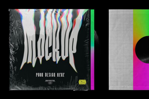 Vinyl Record Mockup 5 Im Angebot – Bild 2