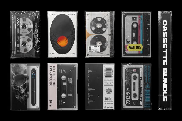 Cassette Mockup Bundle Schn?ppchen