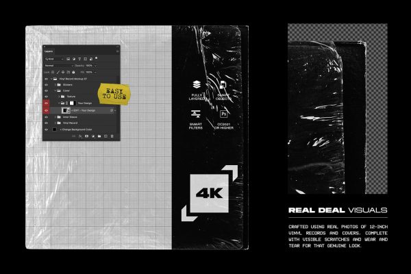Vinyl Record Mockup 7 Verkauf – Bild 4