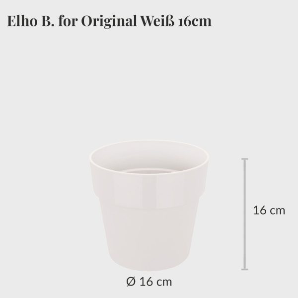 4er Übertopfset 2M 2S Elho Schwarz-Weiß Verkauf – Bild 2
