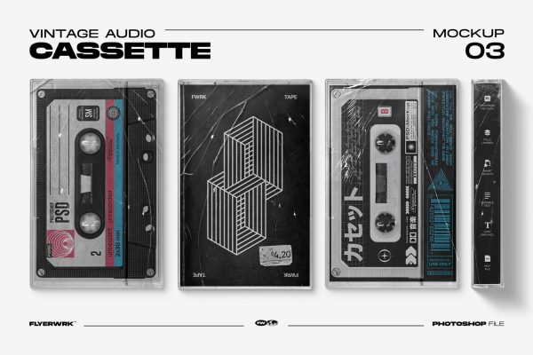 Cassette Mockup Bundle Schn?ppchen – Bild 4