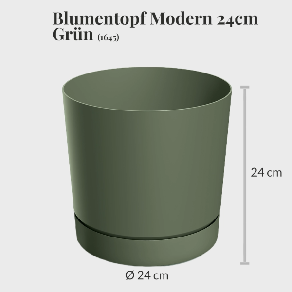 Blumentopf Modern 24cm Mode – Bild 2