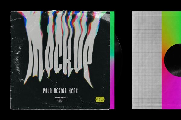 Vinyl Record Mockup 3 Mode – Bild 2