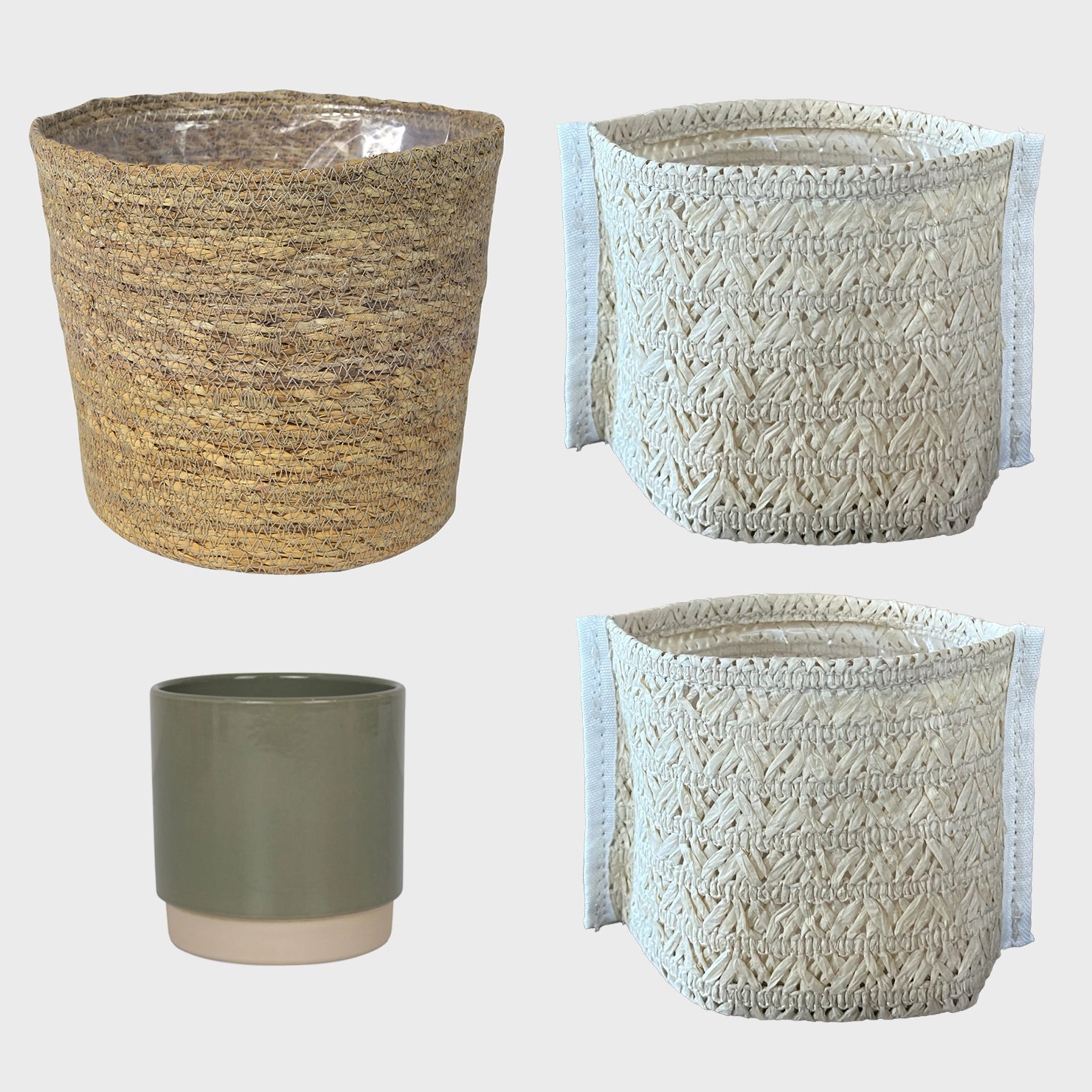 4er Übertopfset 3L 1S Olive Online
