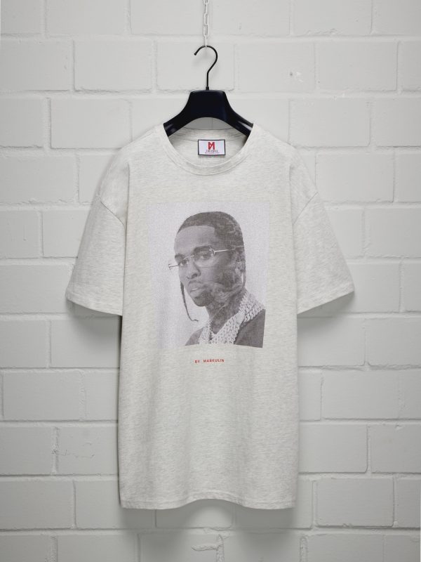T-Shirt NY Drill Graumeliert Online