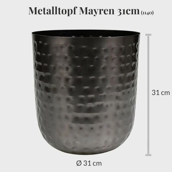 9er Übertopfset 3XXL 6XL Metalltopf Mayren Jetzt online – Bild 3