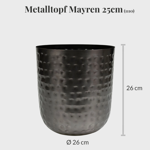 9er Übertopfset 3XXL 6XL Metalltopf Mayren Jetzt online – Bild 4