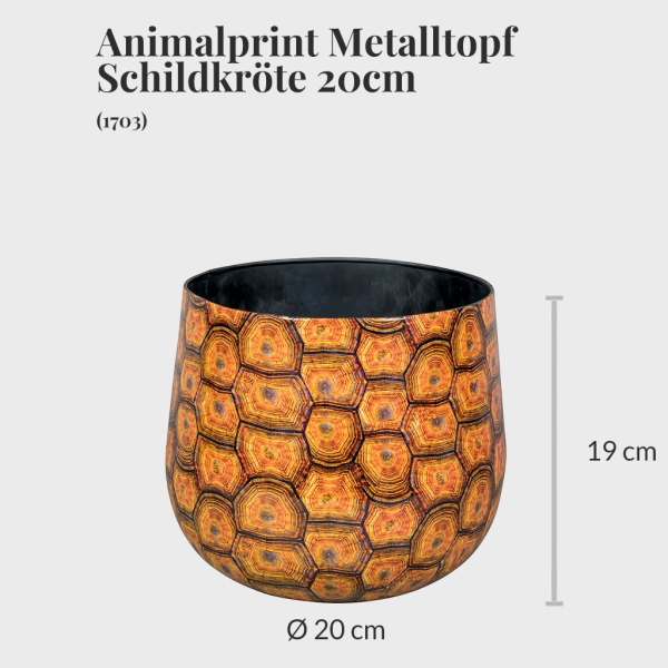 Animalprint Metalltopf 20cm Online-Verkauf – Bild 5