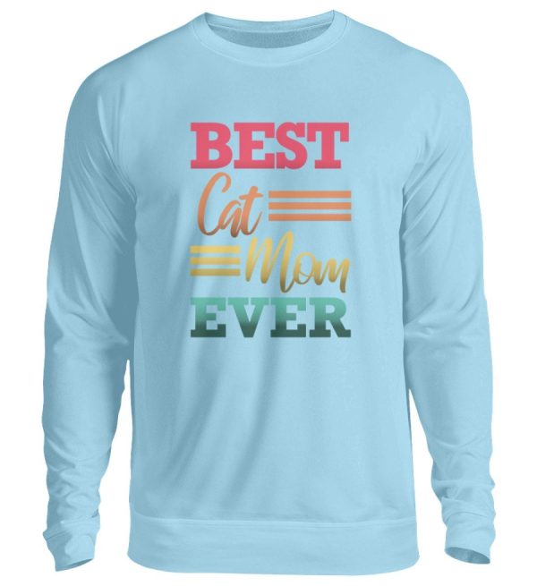 Best cat mom ever  - Unisex Pullover Online – Bild 3