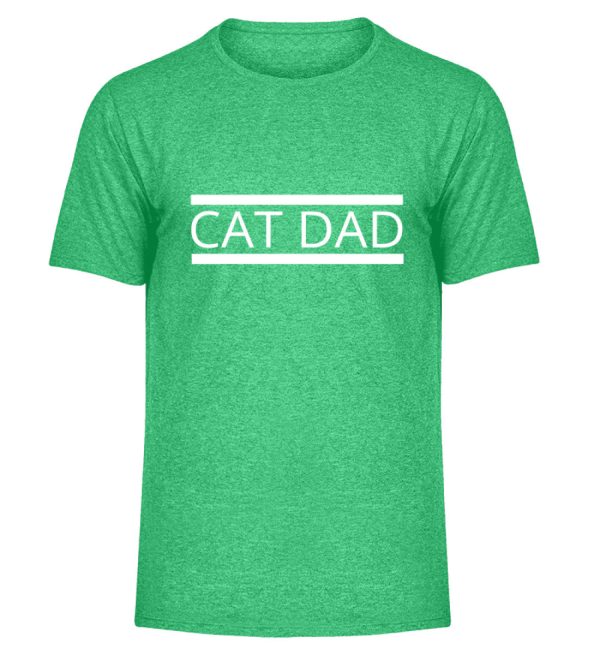 Cat Dad  - Herren Melange Shirt Jetzt online