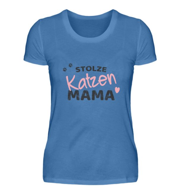 Stolze Katzen Mama  - Damen Premiumshirt Jetzt online