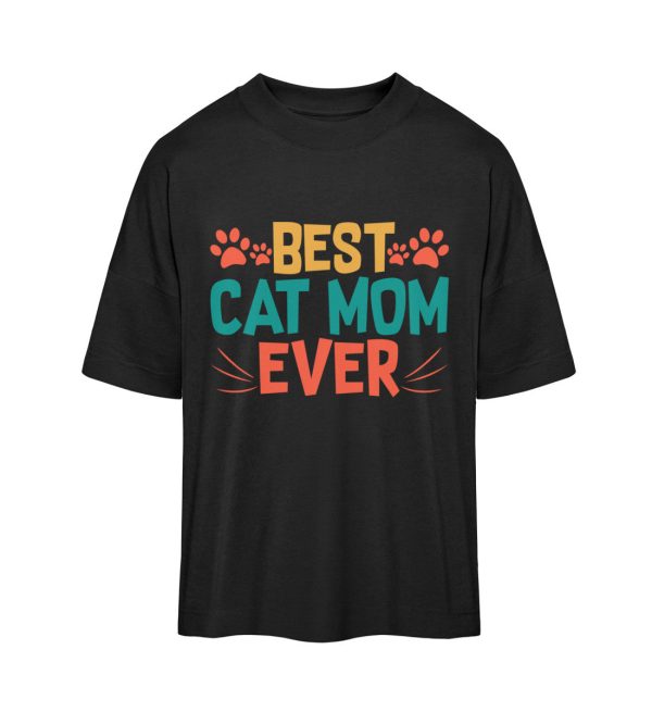 Best cat mom ever bunt  - Organic Oversized Shirt ST ST Online-Schn?ppchen – Bild 2