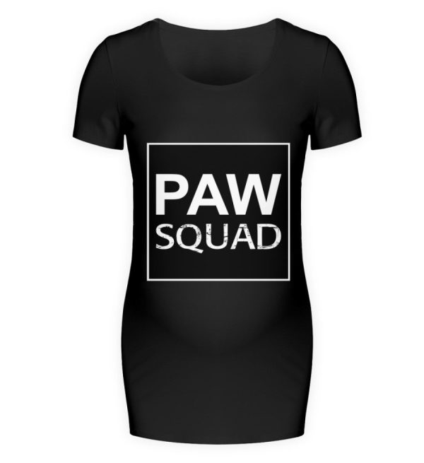 Paw Squad schwarz  - Schwangerschafts Shirt Mode