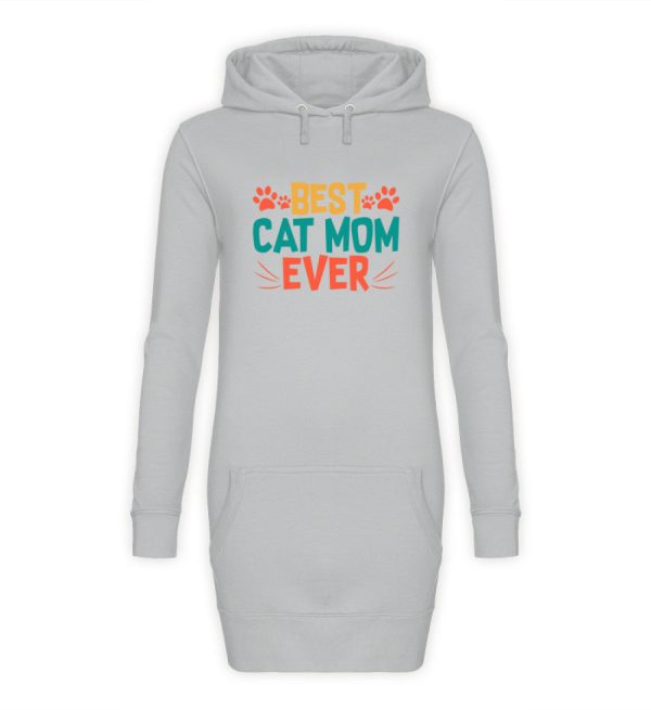 Best cat mom ever bunt  - Damen Hoodie-Kleid Schn?ppchen – Bild 2