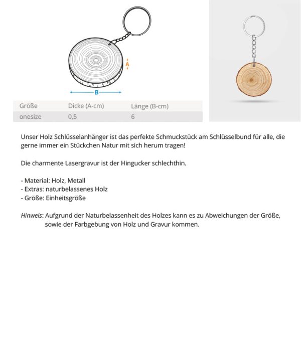 Cat Mom  - Kork Schlüsselanhänger Rund mit Lasergravur Mode – Bild 2