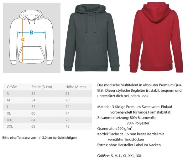 Paw Squad schwarz  - Unisex Premium Kapuzenpullover Rabatt – Bild 3