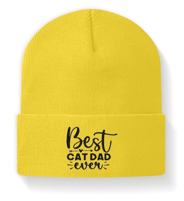 Best cat dad ever  - Beanie Online-Verkauf – Bild 5