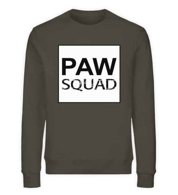 Paw Squad weiß  - Unisex Organic Sweatshirt Mode