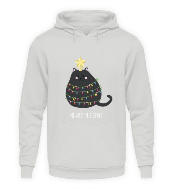 Katzen Tannenbaum (Merry Miezmas)  - Unisex Kapuzenpullover Hoodie Im Angebot – Bild 3
