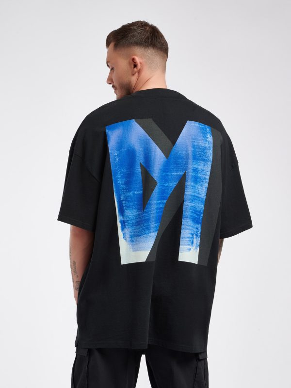 Oversized T-Shirt Blue M Online-Schn?ppchen – Bild 3
