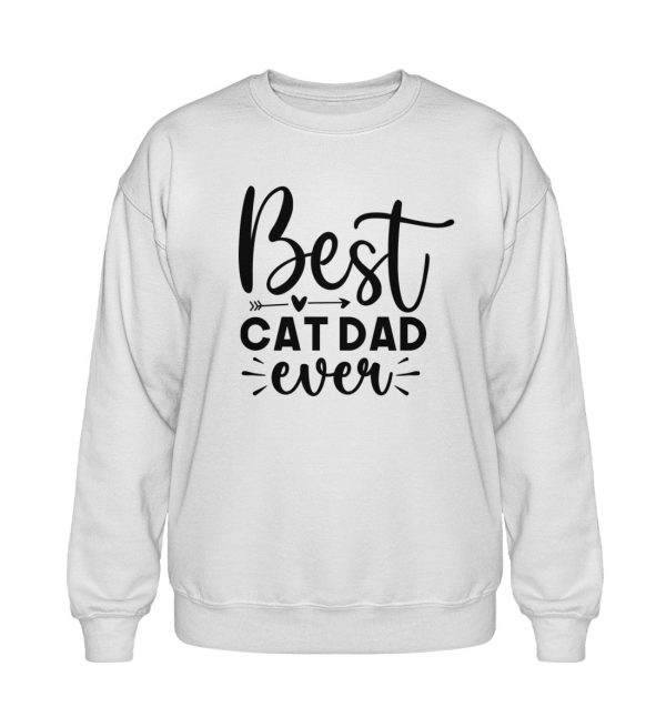 Best cat dad ever Heavy Blend Sweatshirt Online-Schn?ppchen – Bild 5