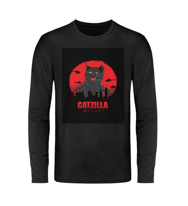 Catzilla  - Unisex Langarmshirt Mode – Bild 4