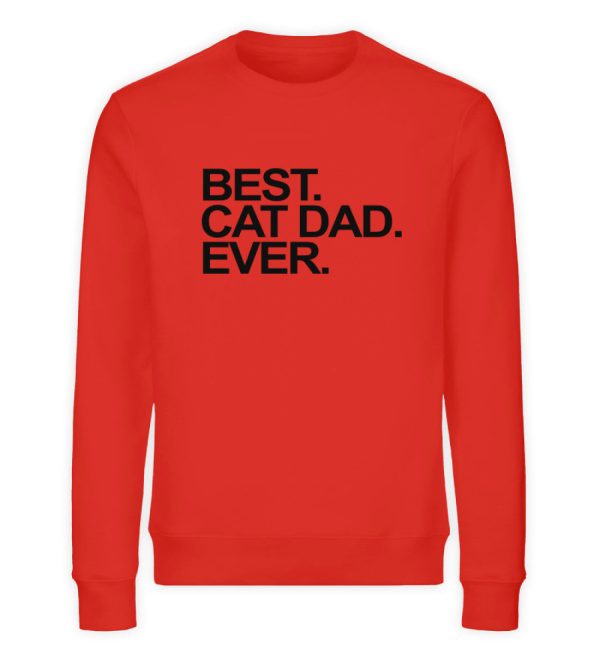 Best. Cat Dad. Ever.  - Unisex Organic Sweatshirt Verkauf – Bild 4