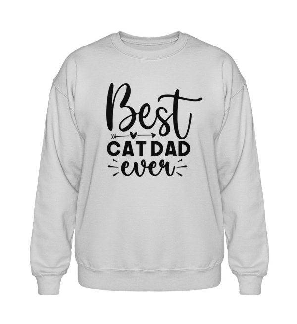 Best cat dad ever Heavy Blend Sweatshirt Online-Schn?ppchen – Bild 4