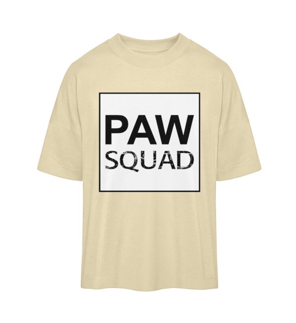 Paw Squad weiß  - Organic Oversized Shirt ST ST Online-Verkauf