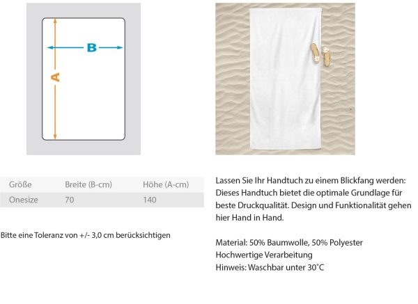Funny ugly cat Meow - High quality beach towel Online-Schn?ppchen – Bild 2