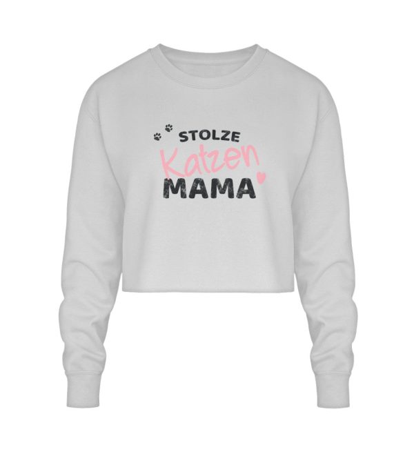 Stolze Katzen Mama  - Crop Sweatshirt Zu verkaufen – Bild 2