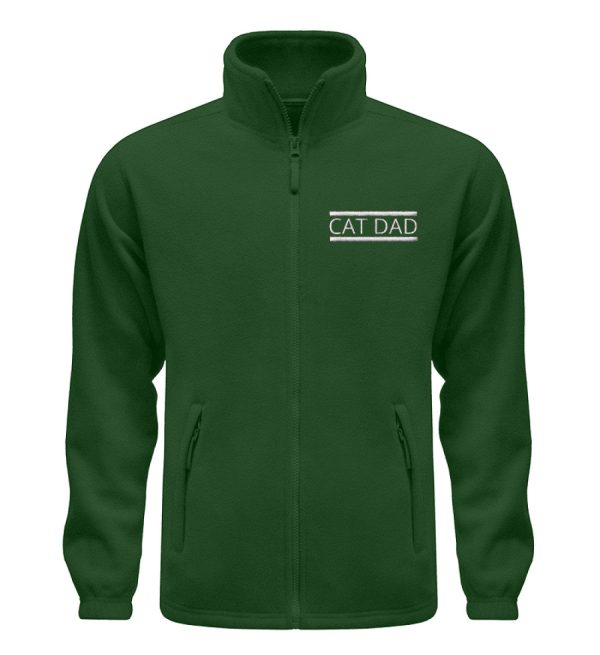 Cat Dad  - Fleece Jacke mit Stick Jetzt online – Bild 3