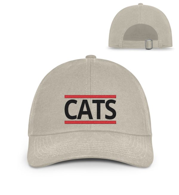 Cats - Organic Baseball Kappe mit Stick Online