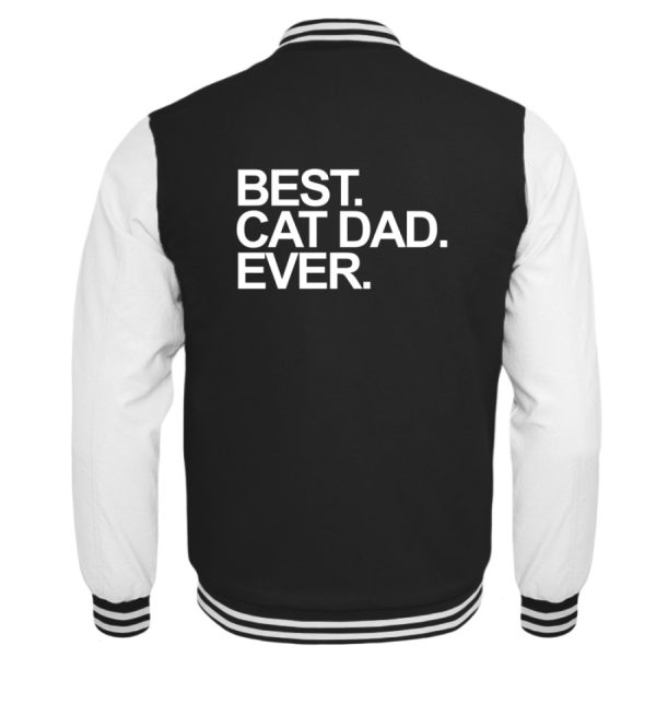 Best. Cat Dad. Ever.  - Kinder College Sweatjacke Angebot – Bild 3