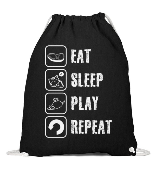 Eat Sleep Play Repeat  - Baumwoll Gymsac Verkauf