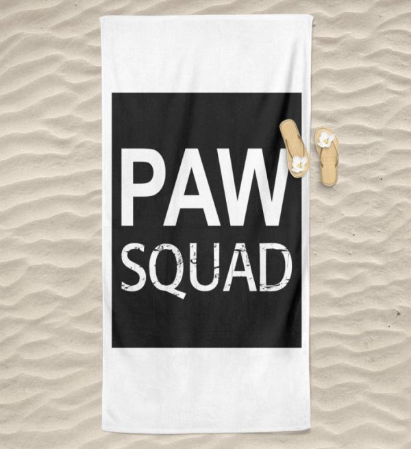 Paw Squad - High quality beach towel Angebot