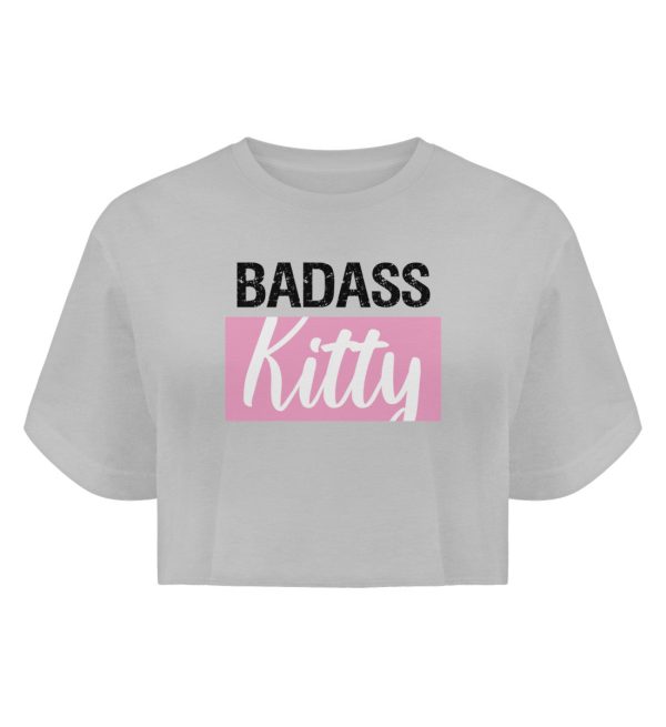 Badass Kitty  - Boyfriend Organic Crop Top Im Angebot – Bild 2