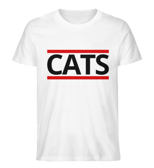 Cats  - Herren Premium Organic Shirt Im Angebot – Bild 3