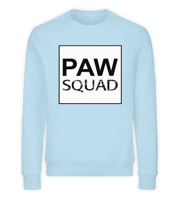Paw Squad weiß  - Unisex Organic Sweatshirt Mode – Bild 3