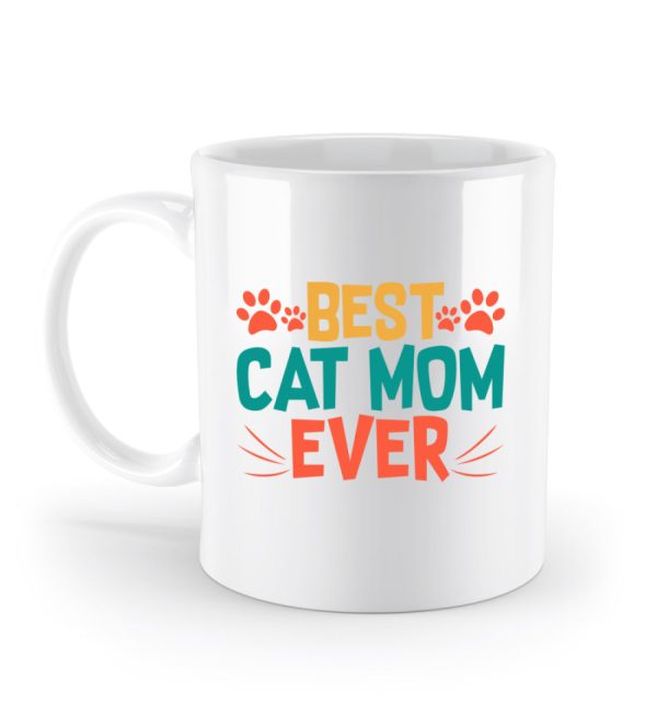 Best cat mom ever bunt  - Standard Tasse Online-Schn?ppchen