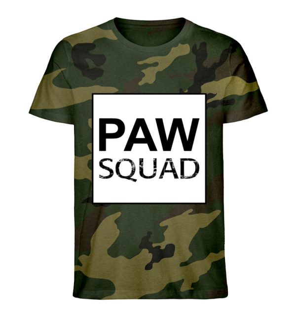 Paw Squad weiß - Camouflage Organic Shirt Jetzt online
